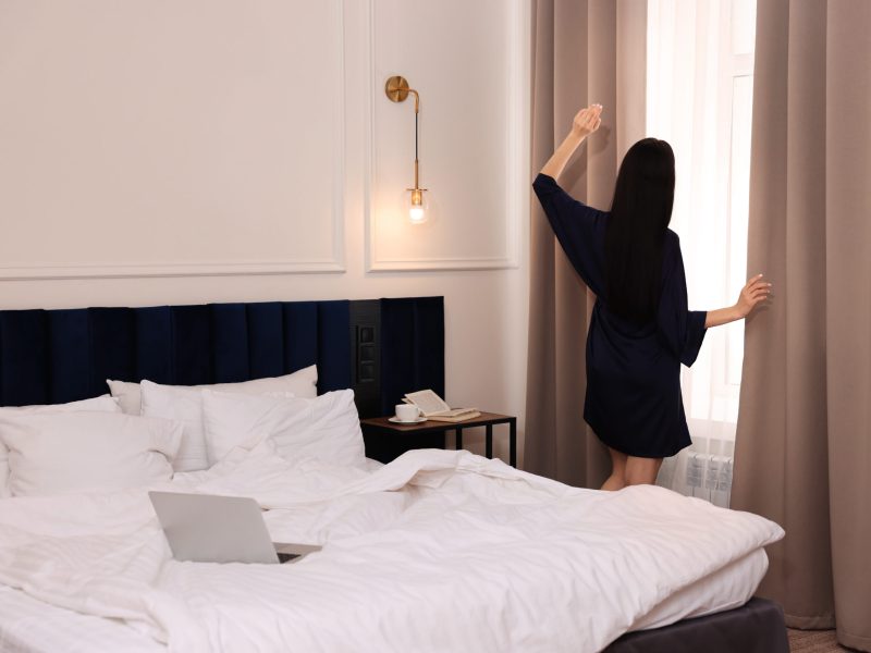Hospitality curtains cortinas blackout visillo